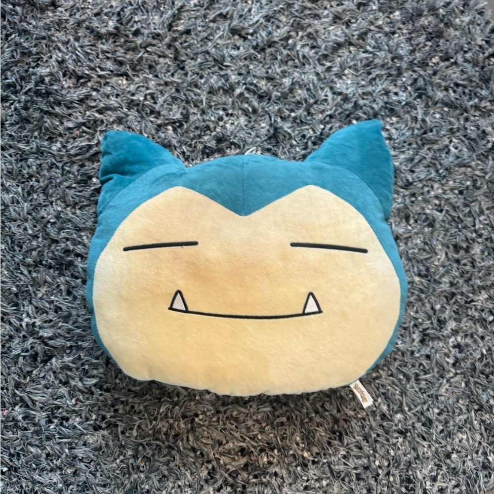 Pokémon Snorlax Plush Pillow Soft Stuffed Character 2024 Jazwares